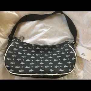 Lacoste Black Baguette Bag